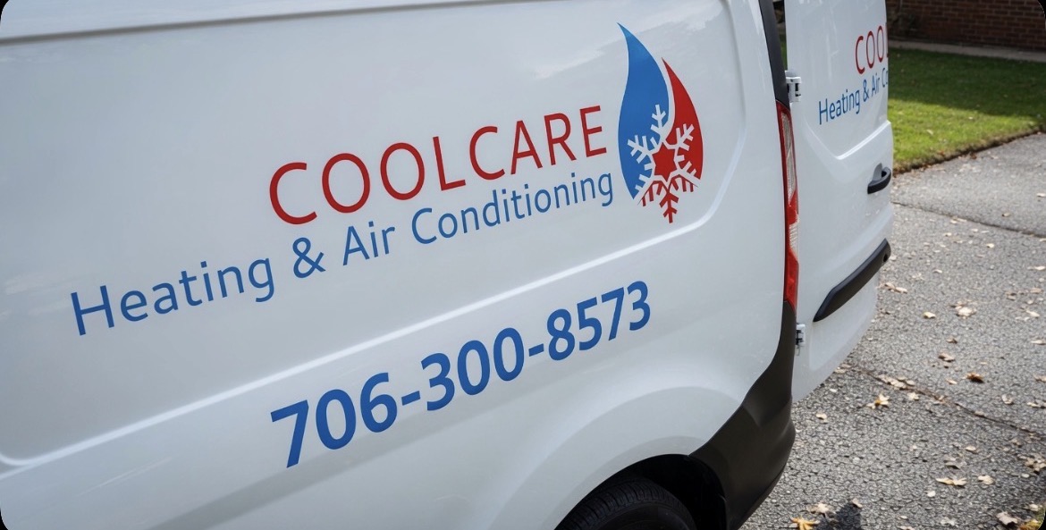 CoolCare service van ready for a North Georgia HVAC call